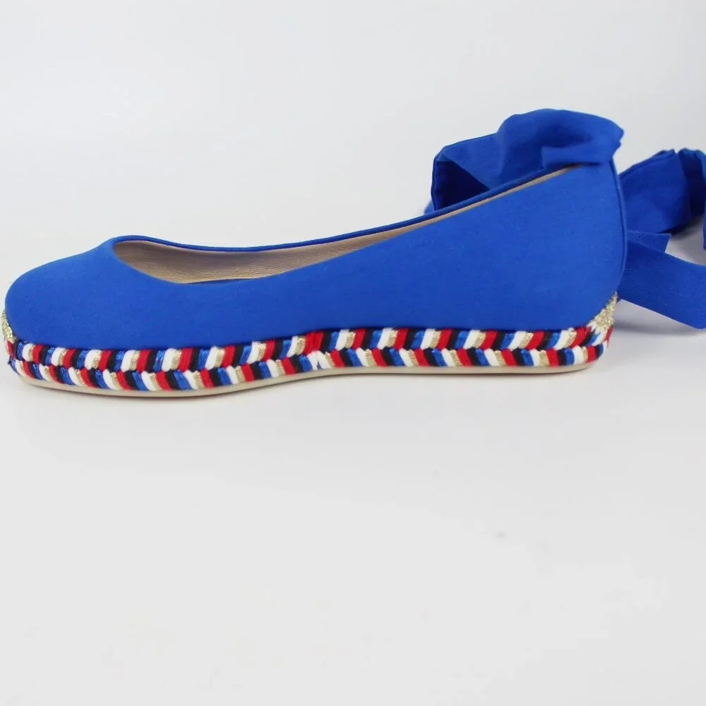 NEW Christian Louboutin Barbaria Espadrilles Flats - Party & Events & Travel